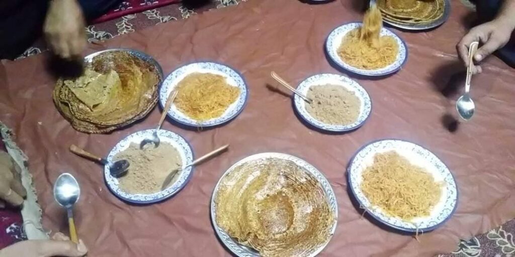 Traditional food of Yassin Valley